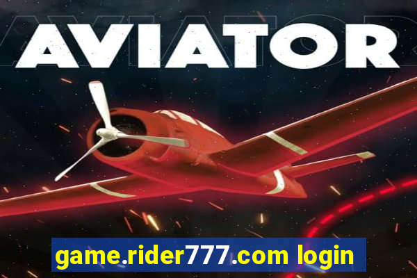 game.rider777.com login